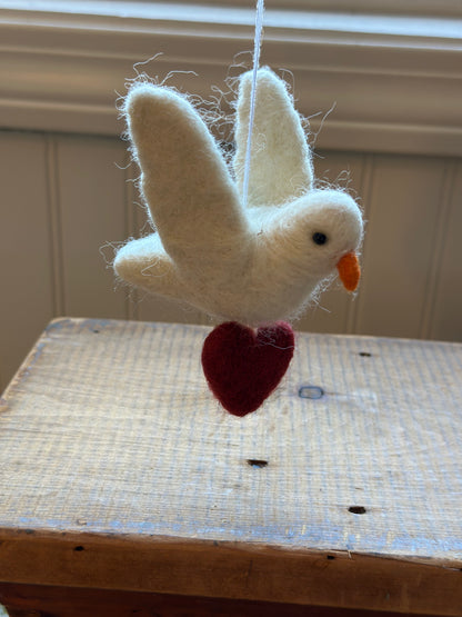 Dove - Felted Animal