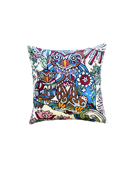 Wild Owl Decorative Pillow