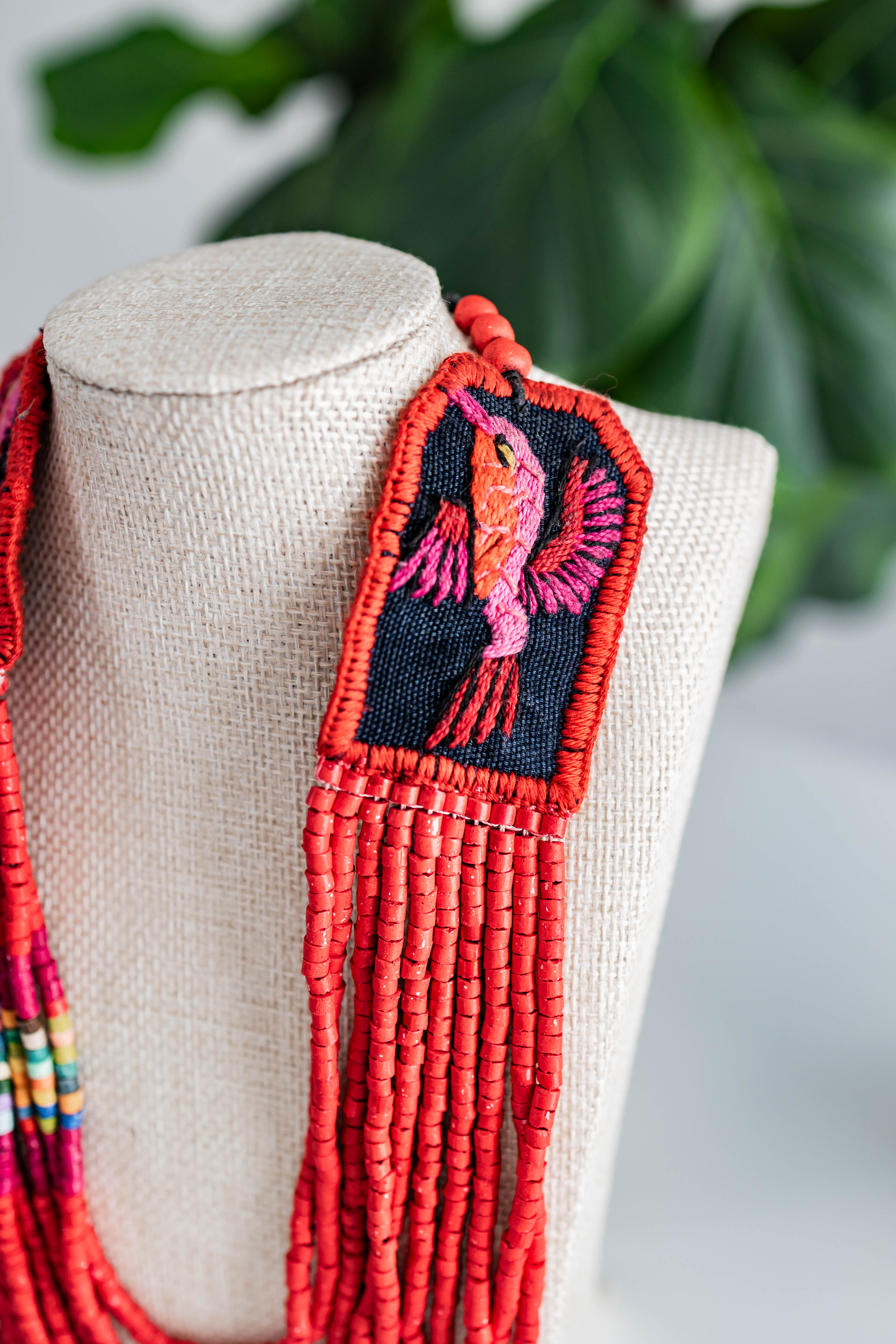 Kik Textile & Ceramic Necklace