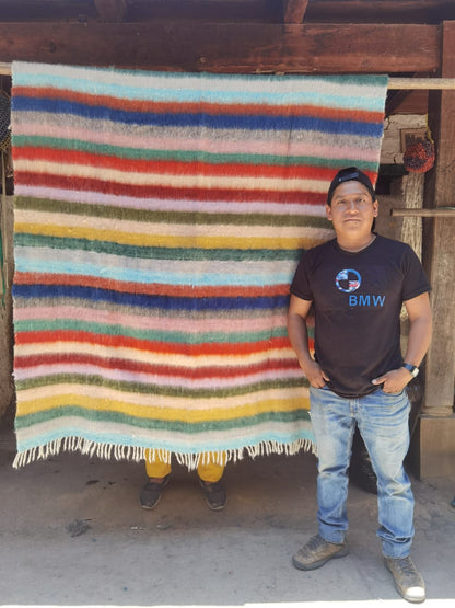 Rainbow Momo Blanket