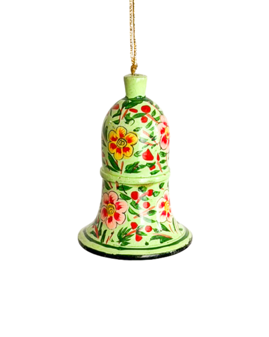 Hand Painted Bell Ornament