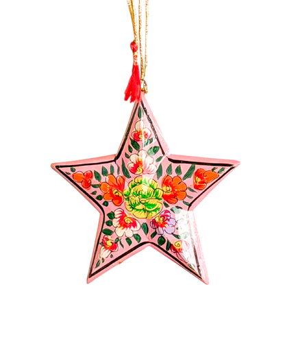 Hand Painted Star Ornament