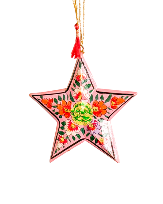 Hand Painted Star Ornament