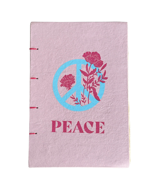 Peace Recycled Cotton Sketchbook