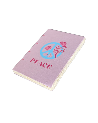 Peace Recycled Cotton Sketchbook