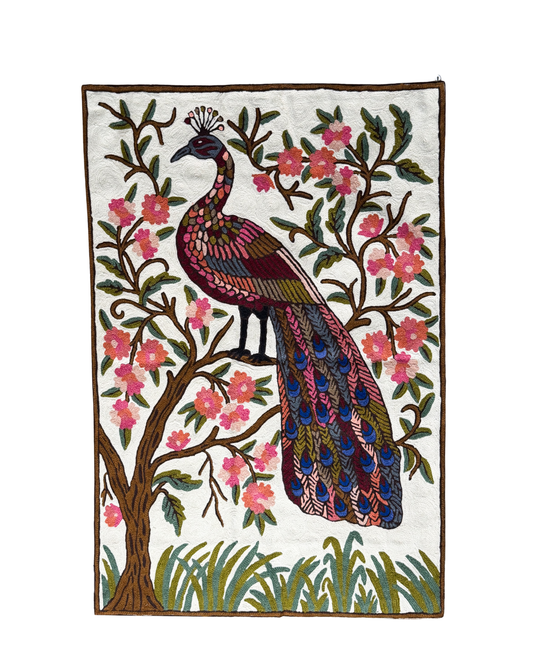 Hand-Hooked Wool Rug