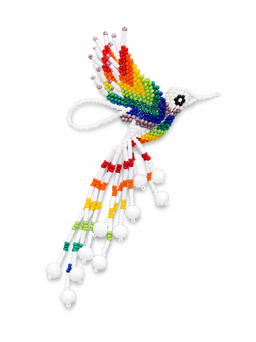 PRIDE Hummingbird Beaded Ornaments