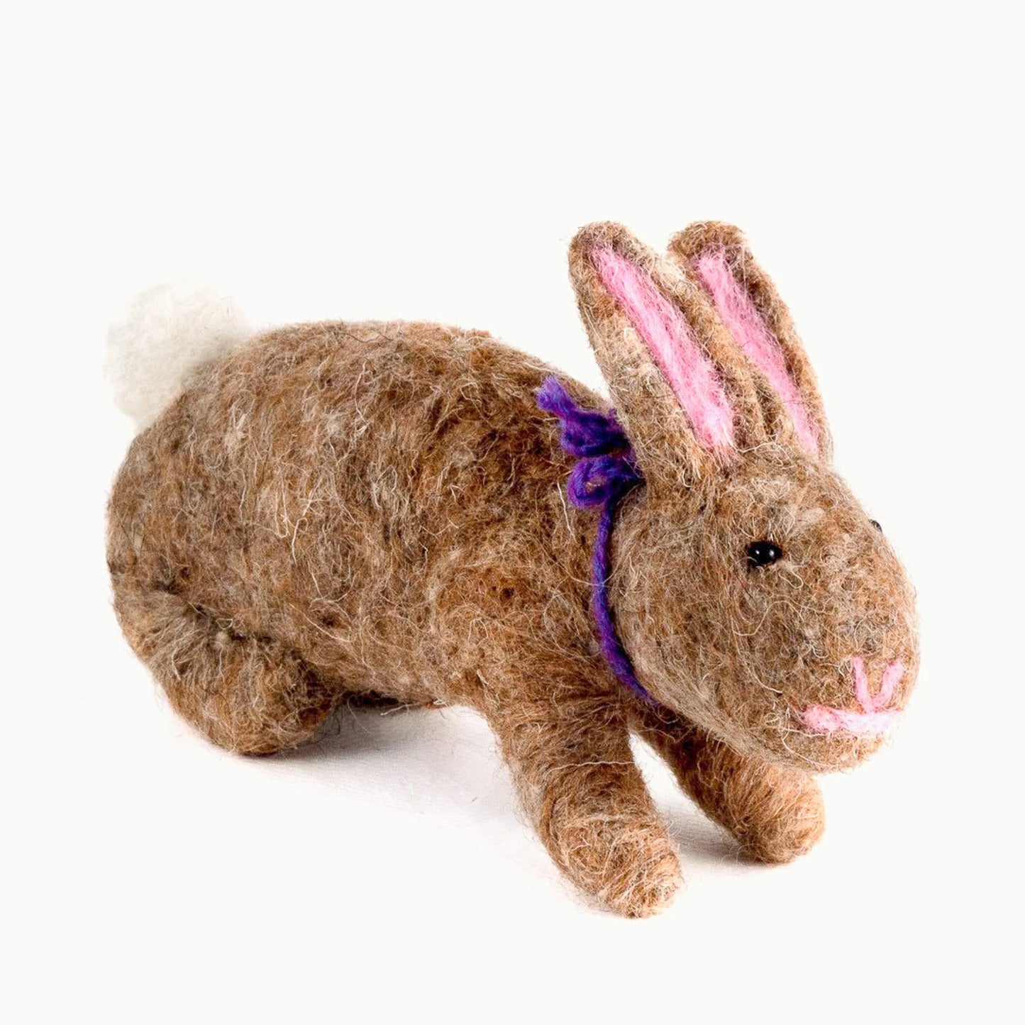 Rabbit Felted Wool Critter