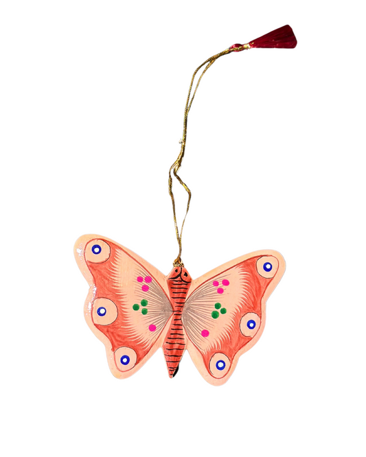 Rosy Moth Ornament