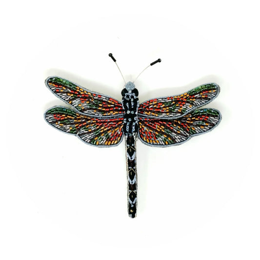 Wandering Glider Dragonfly Brooch Pin