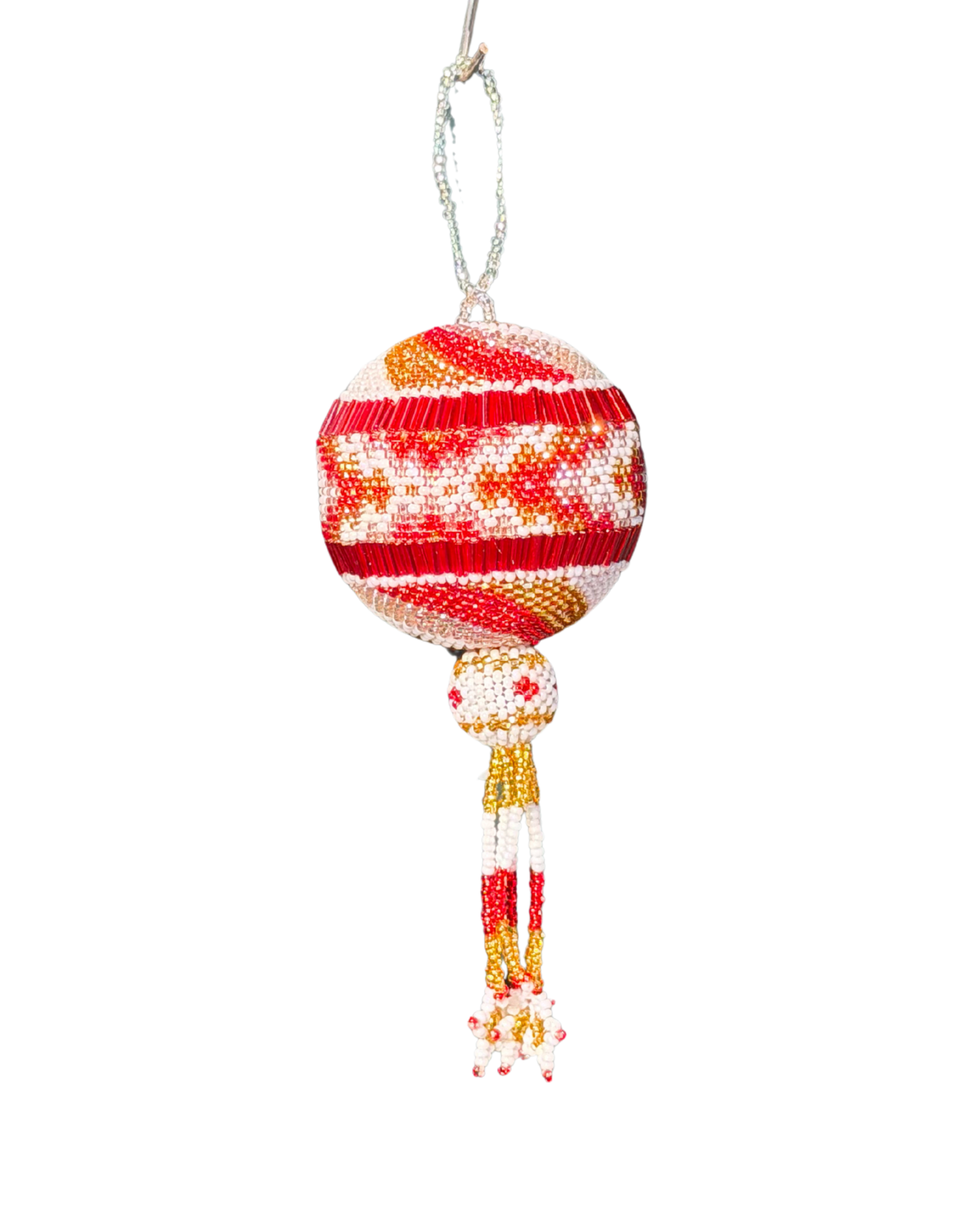 Beaded Bauble Ornament