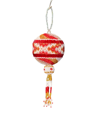 Beaded Bauble Ornament