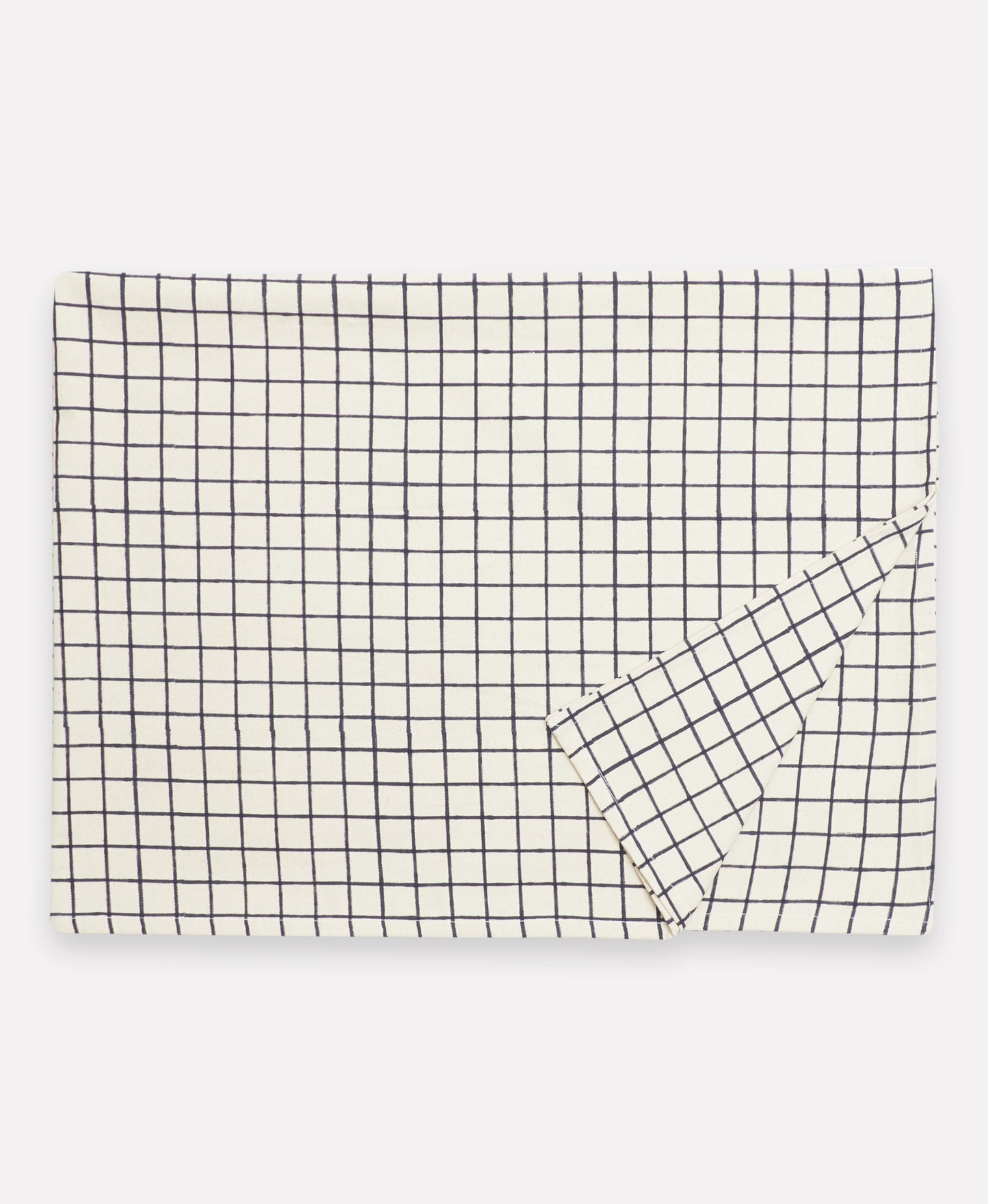 Block Print Grid Table Cloth