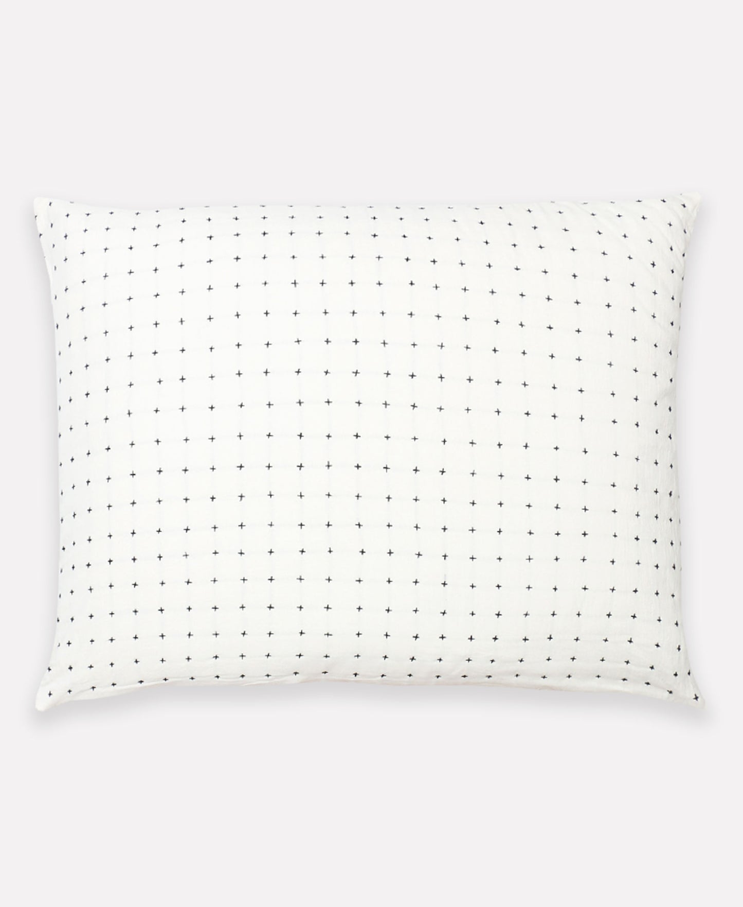 Cross-stitch Standard Sham Bone