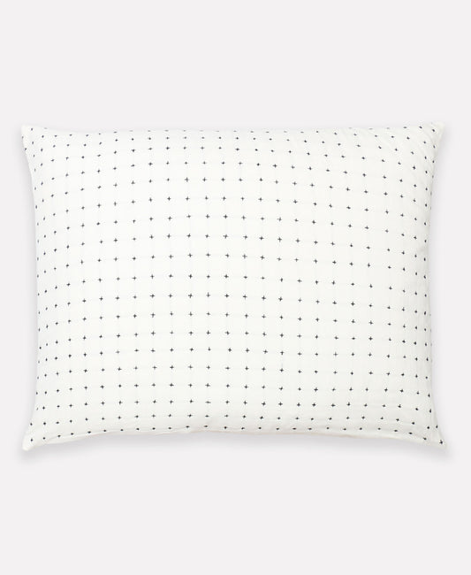 Cross-stitch Standard Sham Bone