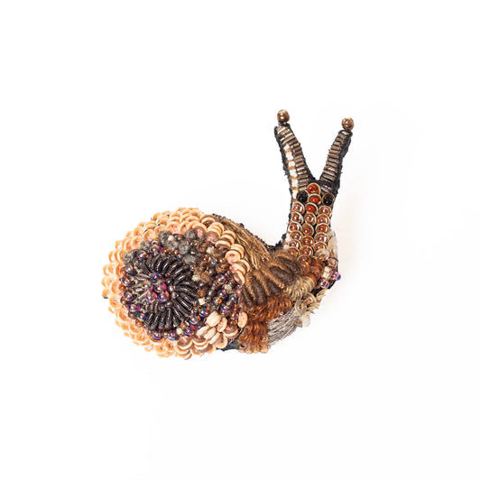 Melting Snail Brooch Pin