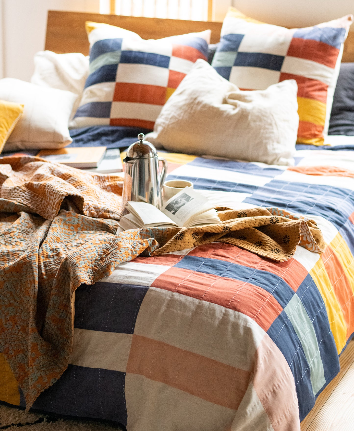 Multi Check Quilt Bedding