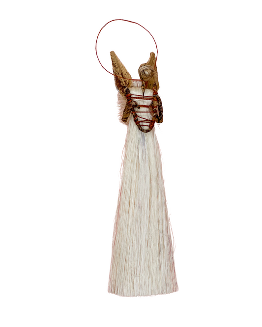 Sisal Angel Ornament