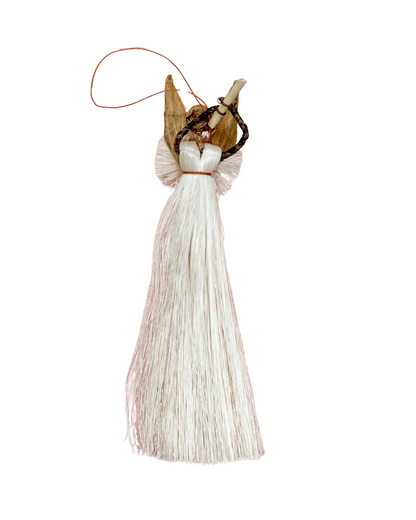 Sisal Angel Ornament