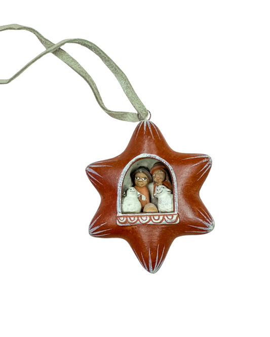 Quinua Peruvian Nativity Star Ornament