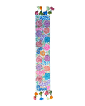 Rainbow Floral Embroidered Peruvian Runner