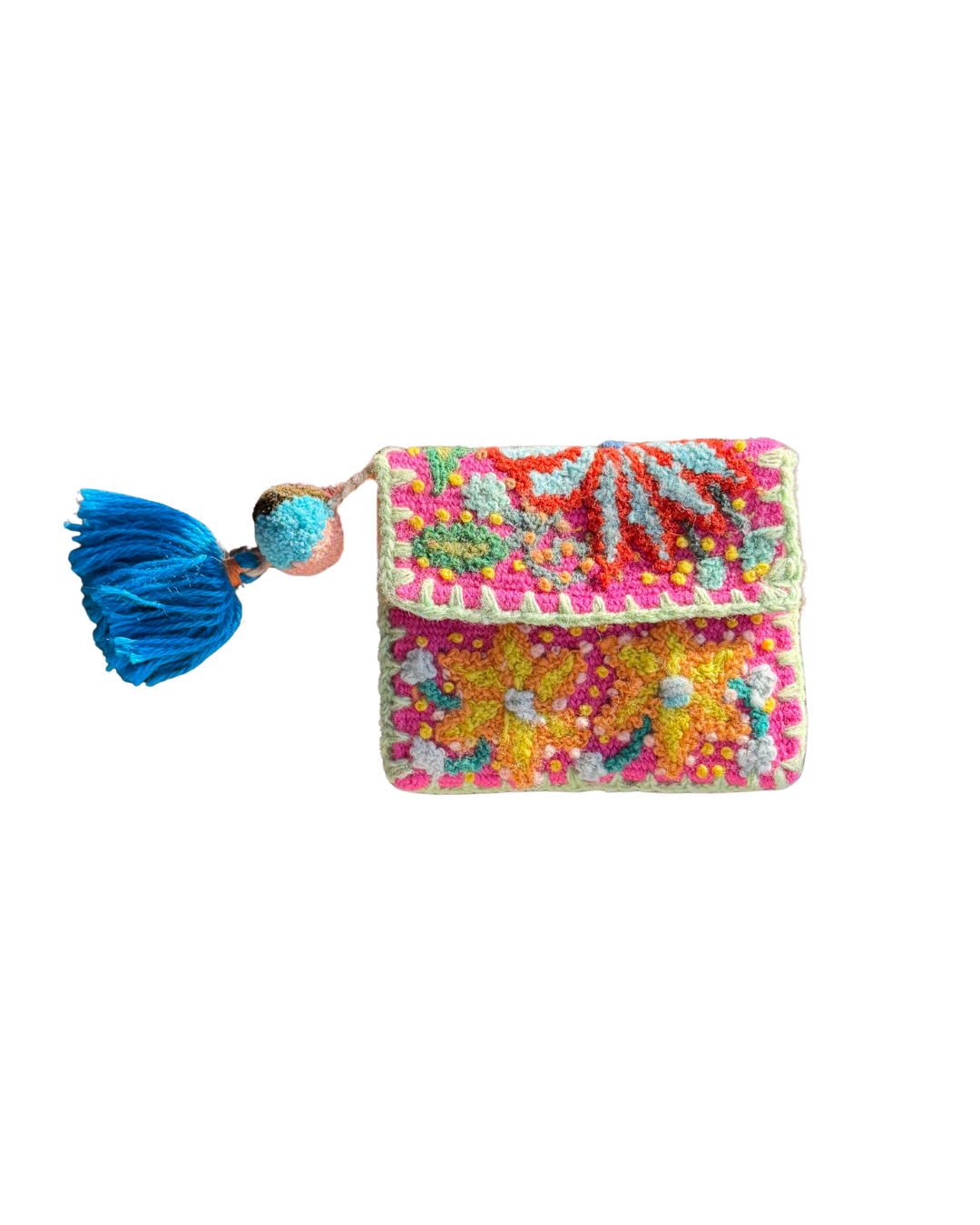 Embroidered Peruvian Pocket Pouch