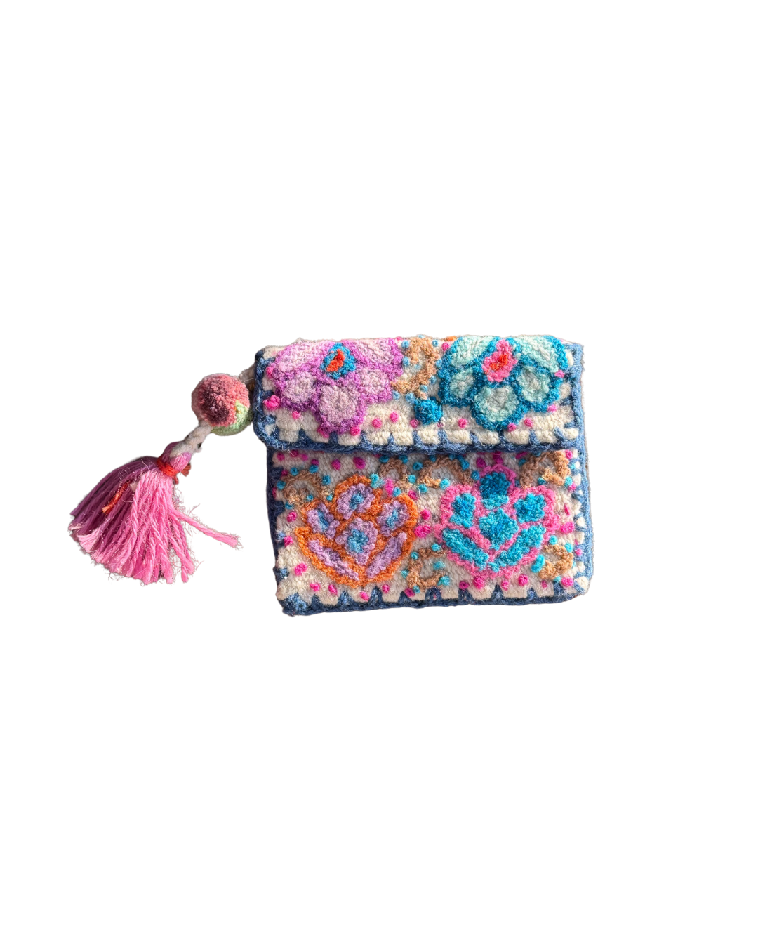 Embroidered Peruvian Pocket Pouch