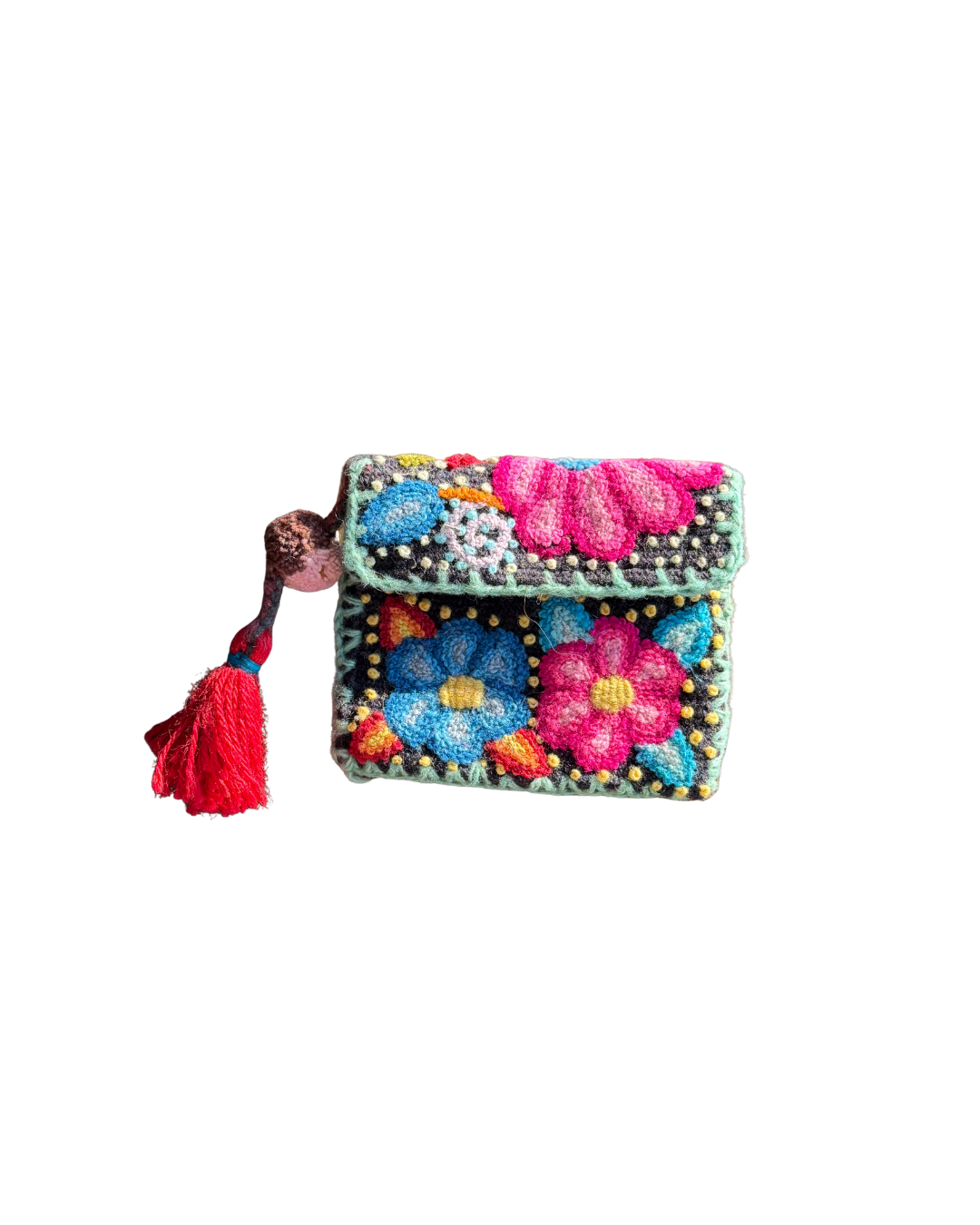Embroidered Peruvian Pocket Pouch
