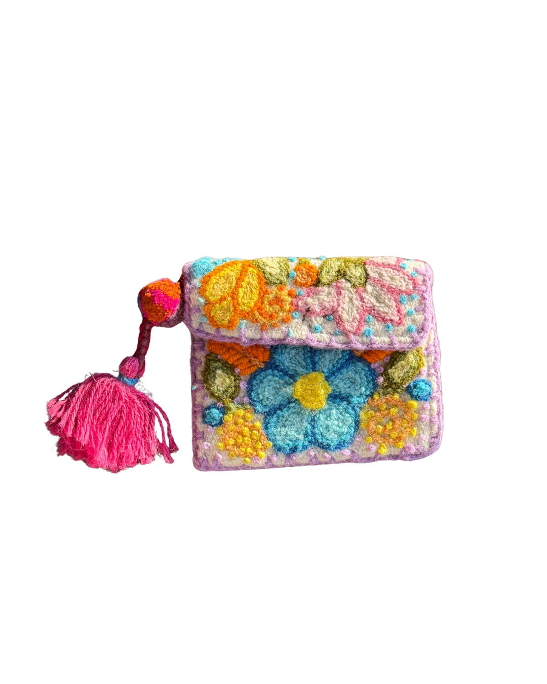 Embroidered Peruvian Pocket Pouch