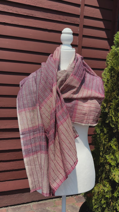 Satruji Hand Spun & Woven Scarf