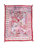 “Strawberry Festival” Kawandi Quilt | Siddi Artist Rajamabi Mujavar x Anitha N Reddy