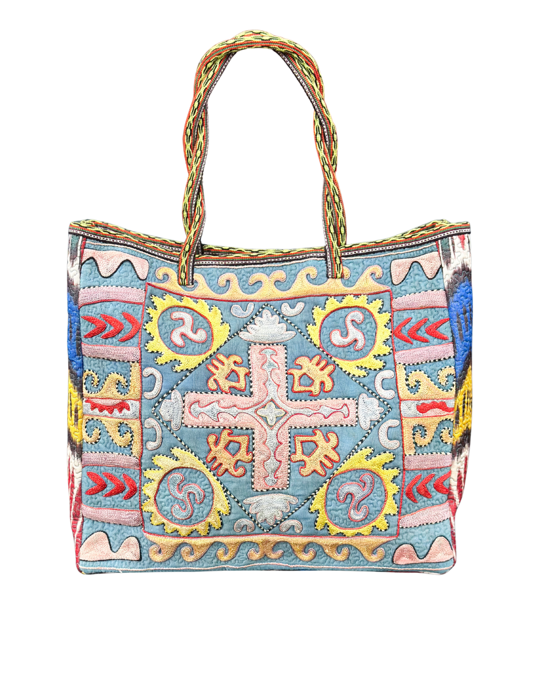 Samarkand Mosaic Suzani Embroidered Tote