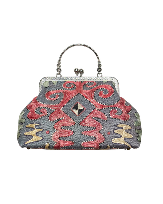 Lola Suzani Embroidered Evening Bag